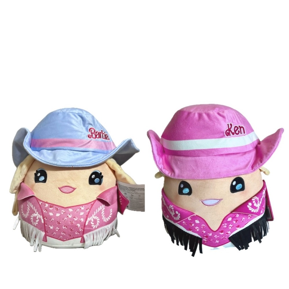 Cowgirl Barbie and Cowboy Ken Plush Set